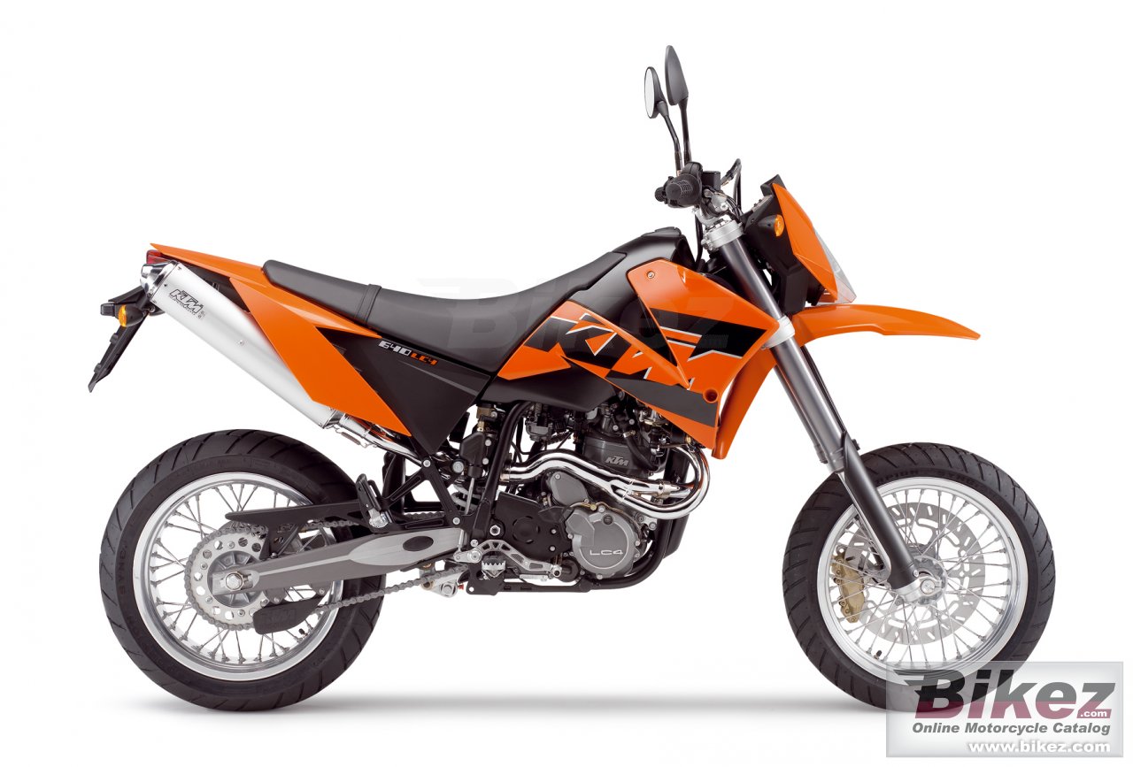 KTM 640 LC4 Supermoto Orange