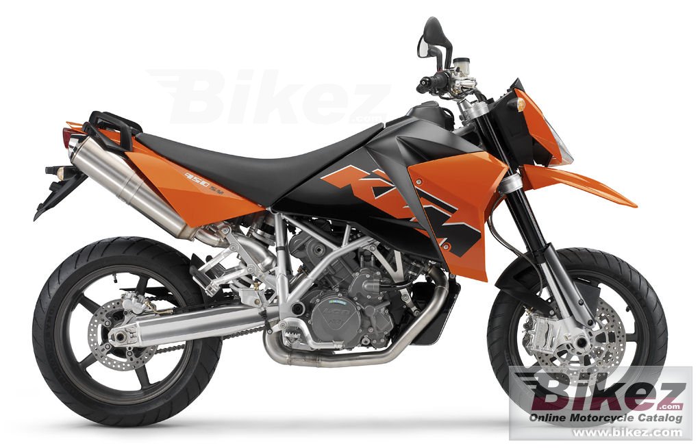 KTM 950 Supermoto Orange